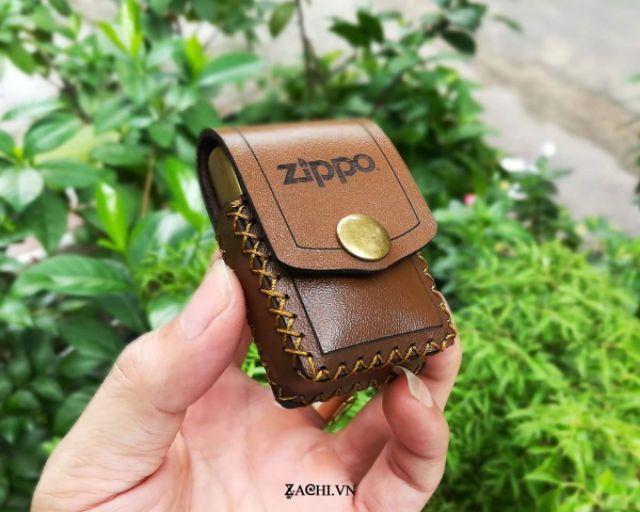 Bao da zippo da bò handmade - Zachi ZP225