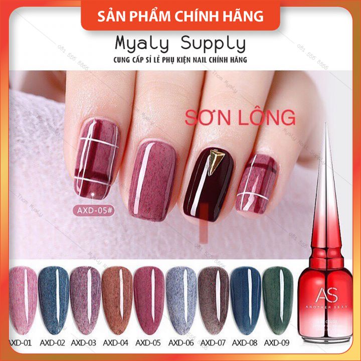 Set Sơn AS Chai Đỏ Nắp Nhọn 9 Chai Cao Cấp AXD SP000329