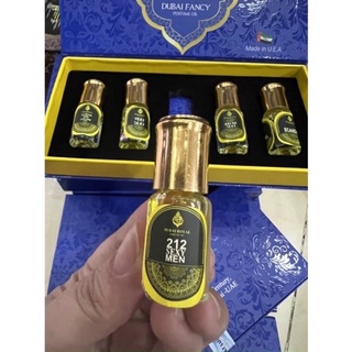 Set 5 Chai Nước Hoa Lăn Dubai (Chai 5ml)