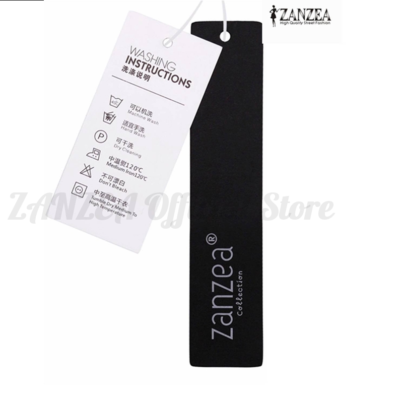 ZANZEA Áo sơ mi bằng vải lanh tay dài dáng rộng phối nút và họa tiết sọc cho phái nữ