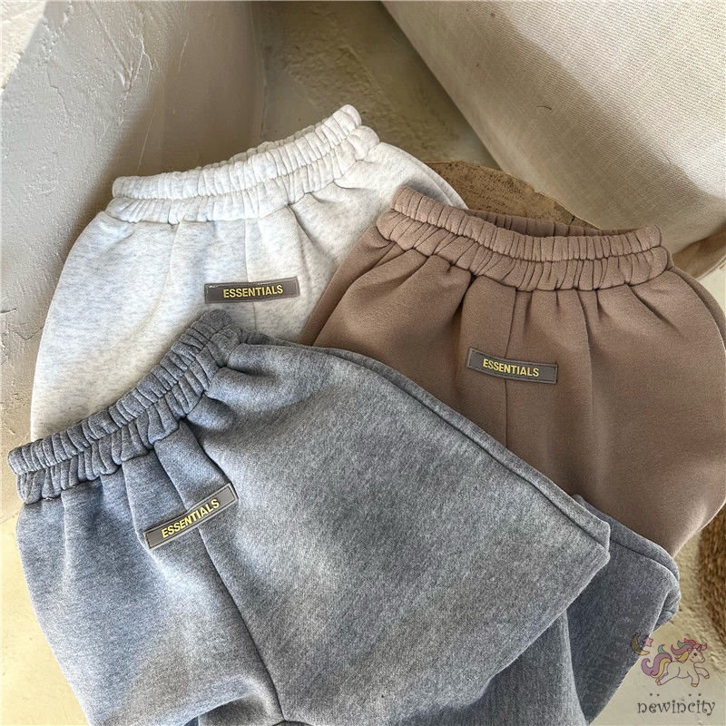 Bộ Áo Hoodie In Chữ + Quần Dài Thời Trang Hàn Quốc Cho Bé