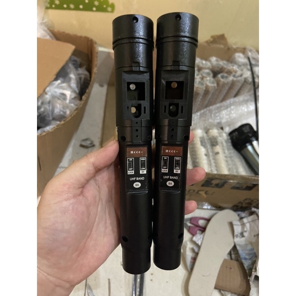 vỏ Mic S.hure UGX9II_ Vỏ Mic Kim Loại Vàng