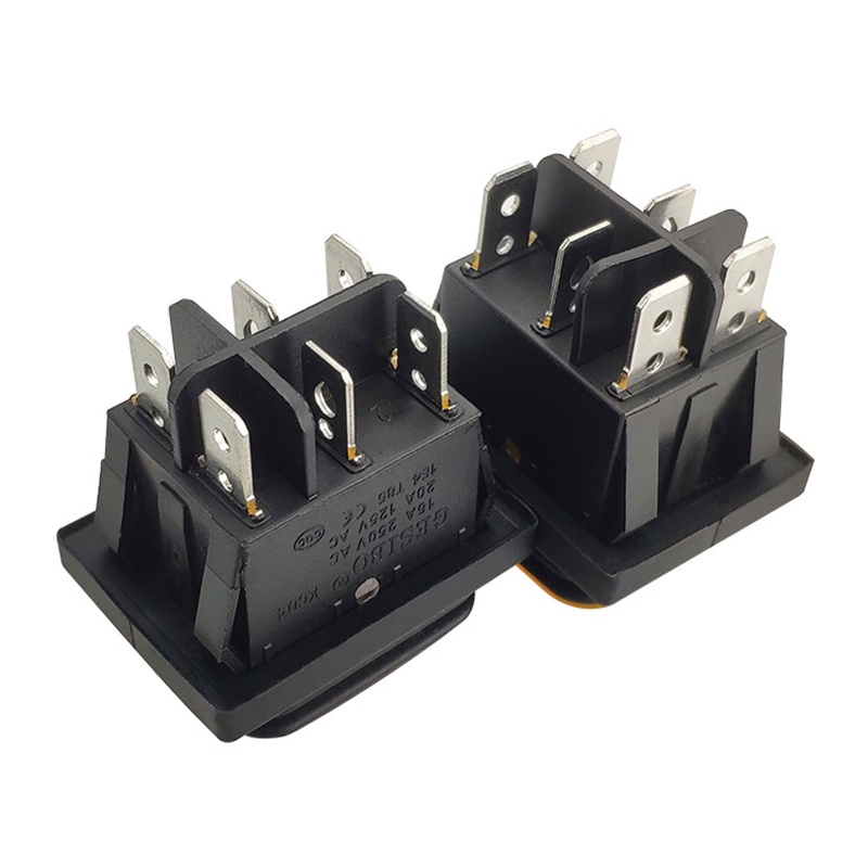 Công Tắc Đòn Bẩy 2 / 3 Vị Trí SPST 4 / 6 Chấu Cho Tàu Thuyền KCD4
