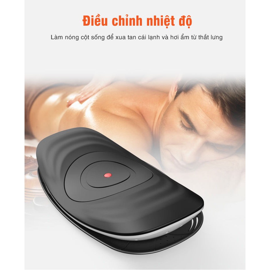 Máy Massage Thắt Lưng Hồng Ngoại Tích Hợp 6 Chế Độ Massage Giúp Kéo Dãn Cột Sống Giảm Chèn Ép Dây Thần Kinh