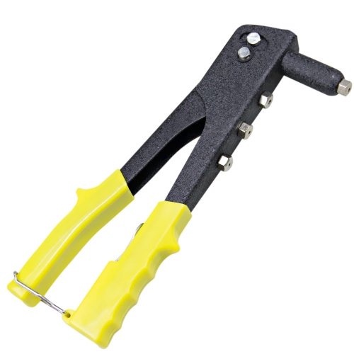 Bộ 3 Món Kìm Rút Rive 4 Lổ Cán Bọc Nhựa Và 100 Đinh Rive Nhôm 4x10mm Và 1 Mũi Khoan 4ly2