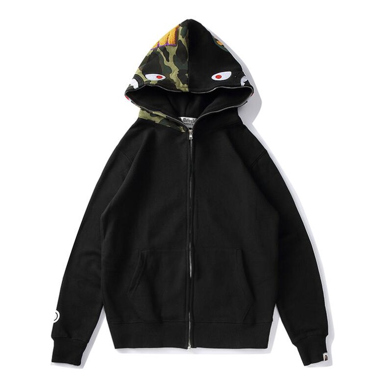 Áo khoác hoodie BAPE họa tiết rằn ri cá tính độc đáo