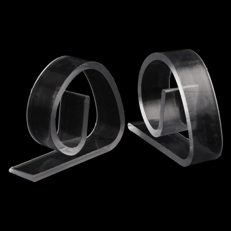 Set 12 Kẹp Giữ Khăn Trải Bàn Bằng Nhựa Trong Suốt