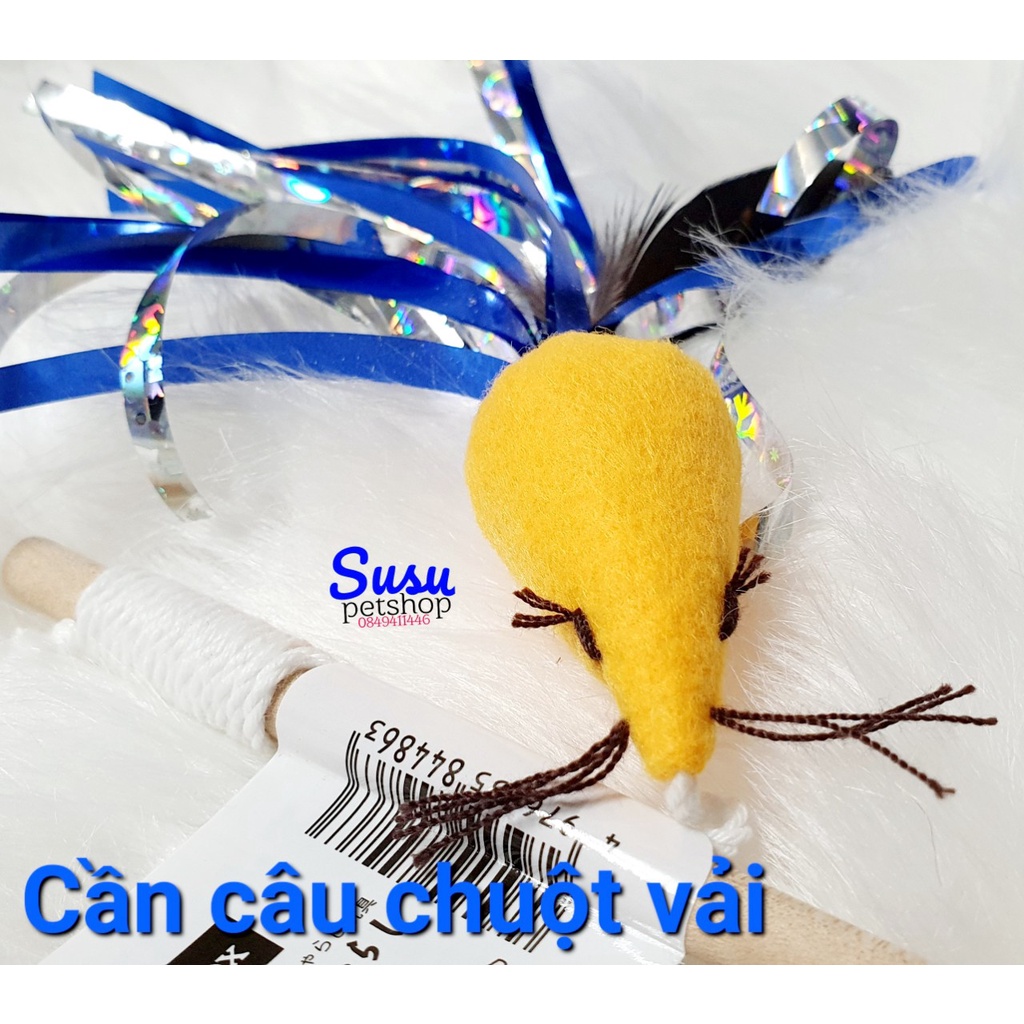 Đồ chơi cần câu cho mèo - CattyMan Nhật
