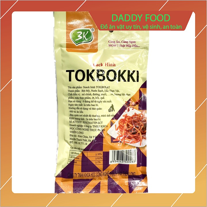 10 gói Snack hình TOKBOKKI hương vị thơm cay càng ăn càng ngon, đậm chất hương vị việt | BigBuy360 - bigbuy360.vn