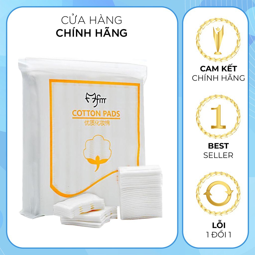 Bông tẩy trang cotton pads 222 miếng 2 mặt 3 lớp mềm mại an toàn cho da nhạy cảm SURI MINA STORE | BigBuy360 - bigbuy360.vn