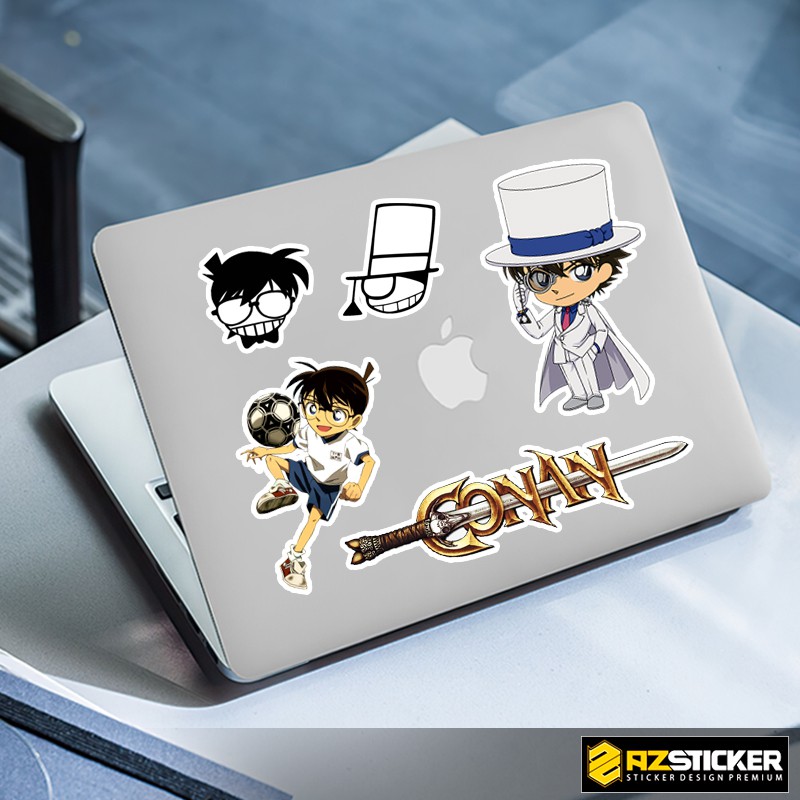 Set Sticker Thám Tử Conan Dán Vali , Nón Bảo Hiểm , Laptop , Điện Thoại , Máy Tính Chống Thấm Nước Chống Bay Màu