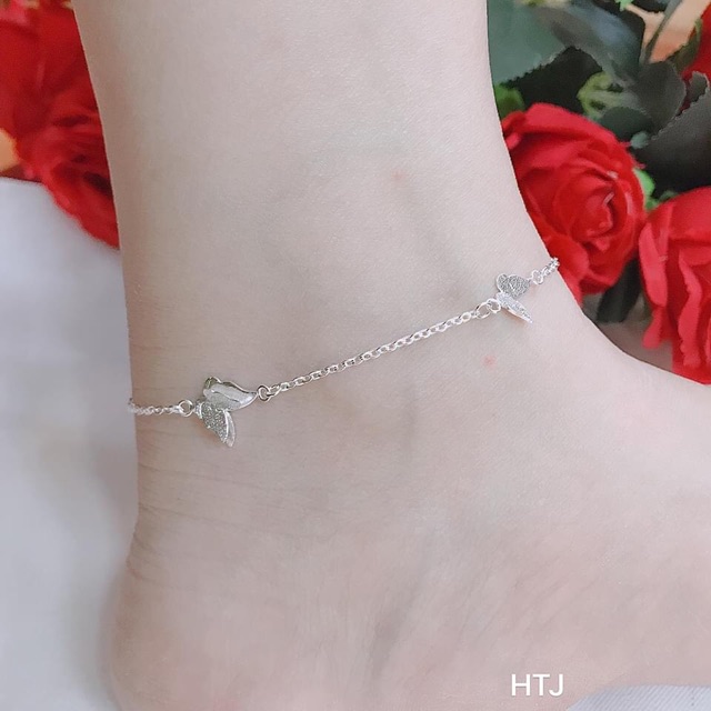 LẮC TAY, CHÂN HOA BƯỚM SANG CHẢNH - TRANG SỨC BẠC S925