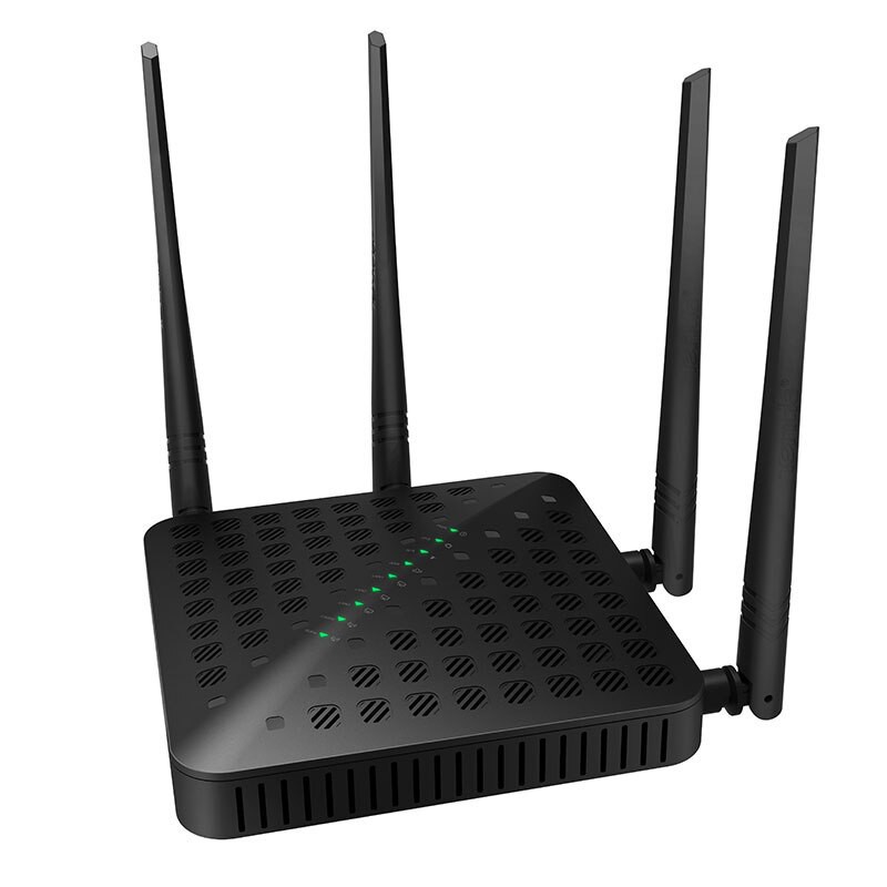 Bộ phát WIFI router Tenda F1203 4 râu chất lượng cao, chuẩn AC 1200 băng tần kép (Bộ định tuyến không dây)