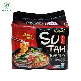 Combo 5 Gói Mì Samyang Sutah Ramen Bò Cay - Hàn Quốc