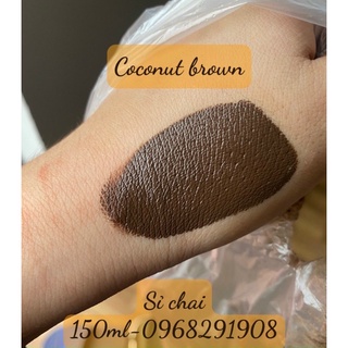 Sỉ mực phun xăm màu coconut brown chai 150ml