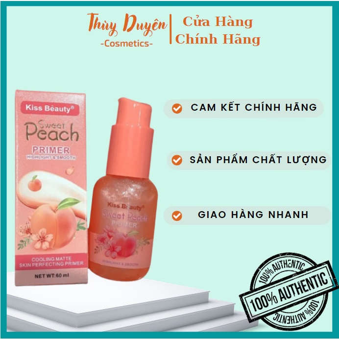 Kem Lót Trang Điểm KISS BEAUTY Sweet Peach