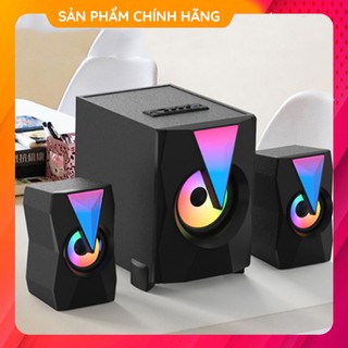 Loa bluetooth 2.1 để bàn công suất lớn ft-k9 thiết kế hiện đại có đèn led rgb nổi bật