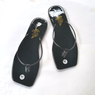 Dép kẹp mũi vuông nữ đế bệt