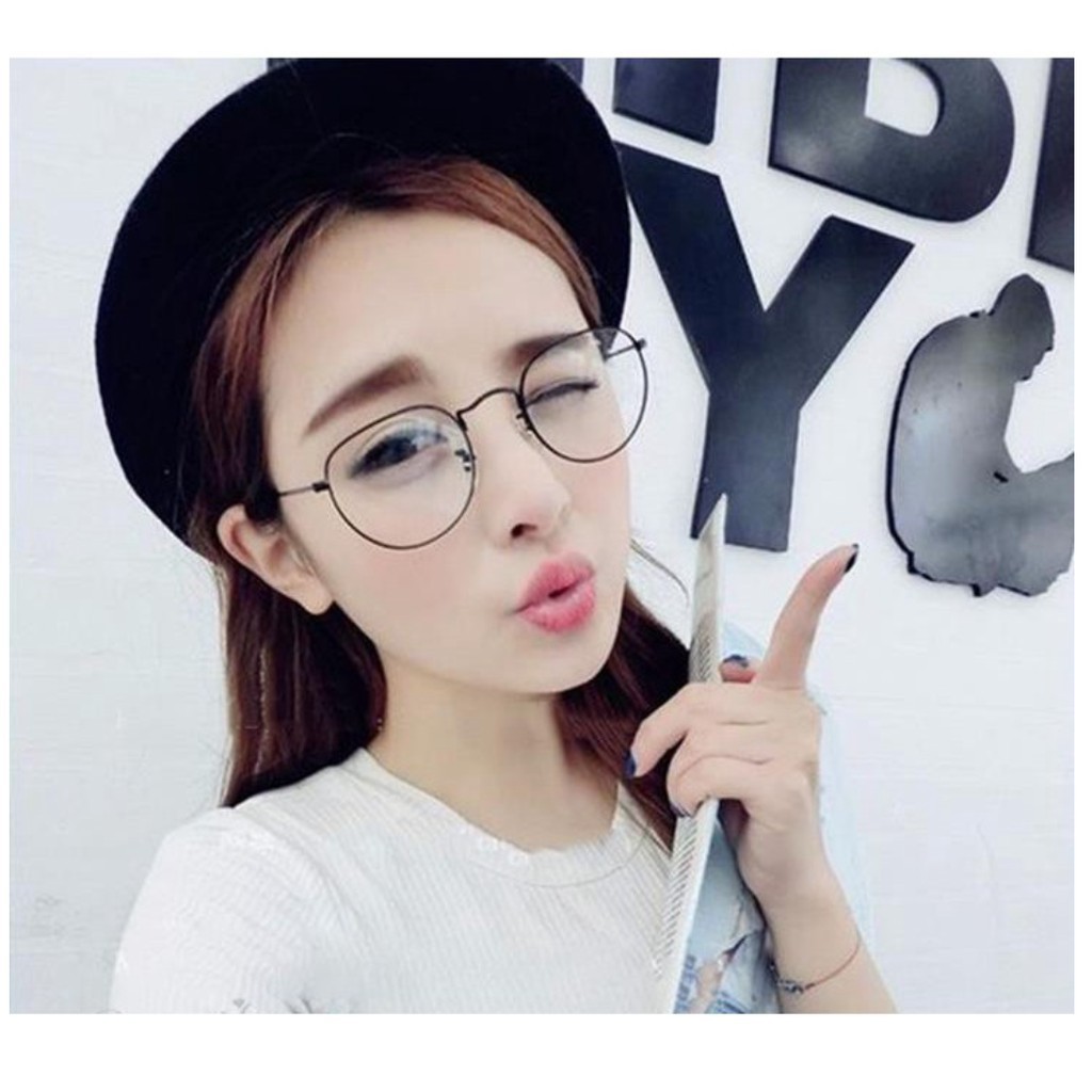 [SALE] Kính Ngố Gọng Tròn Unisex Thời Trang | BigBuy360 - bigbuy360.vn
