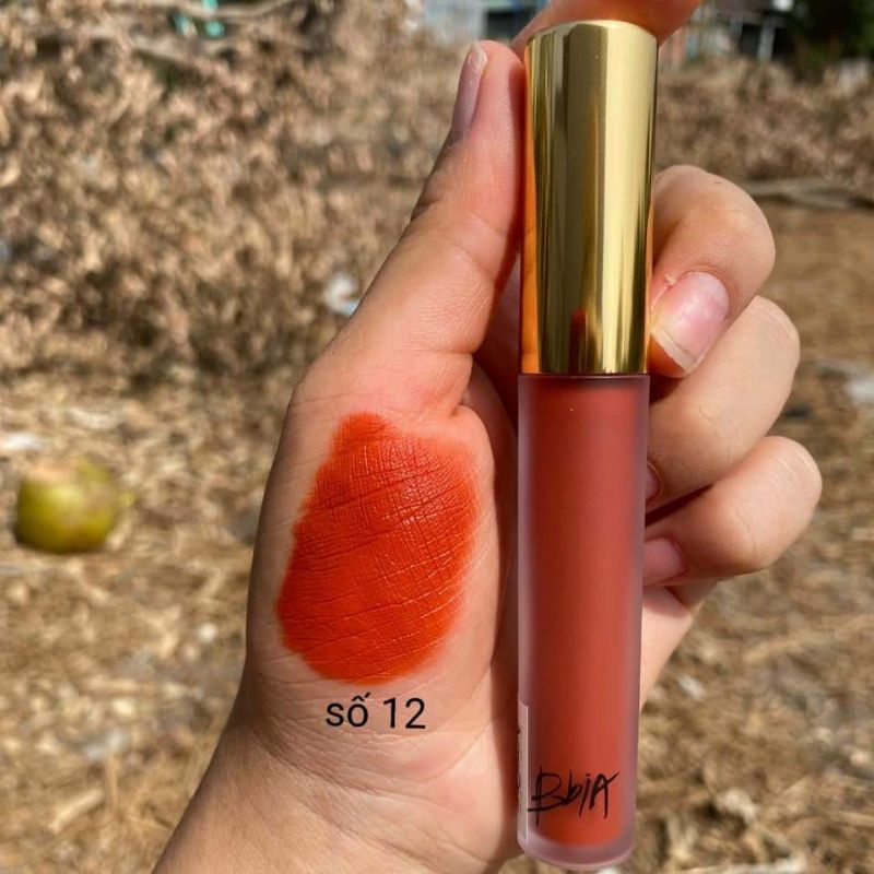 Son Kem Bbia 12 Màu Cam Cháy