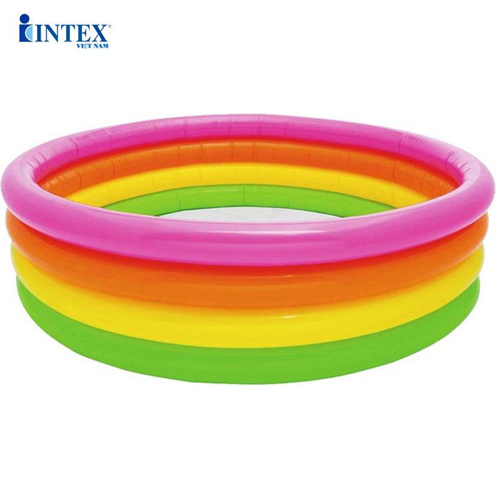 Bể bơi Intex cầu vồng 3 tầng