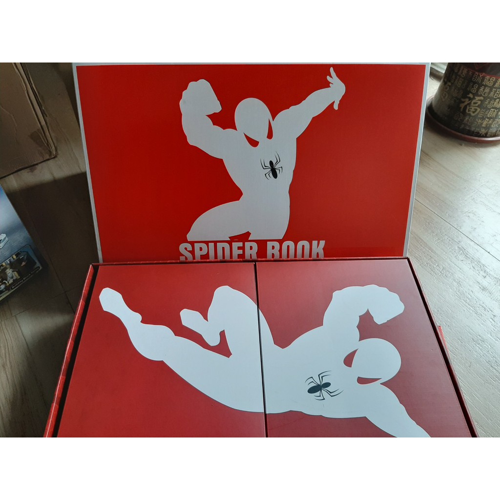 (CÓ SẴN) Lắp ghép Mô hình Spider Man Ironman Collection Book Superheros 52 Figures SY 1461