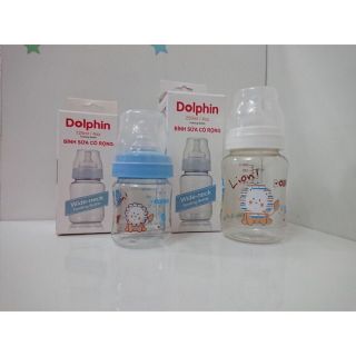 Bình Dolphin 125ml, 240ml cổ rộng