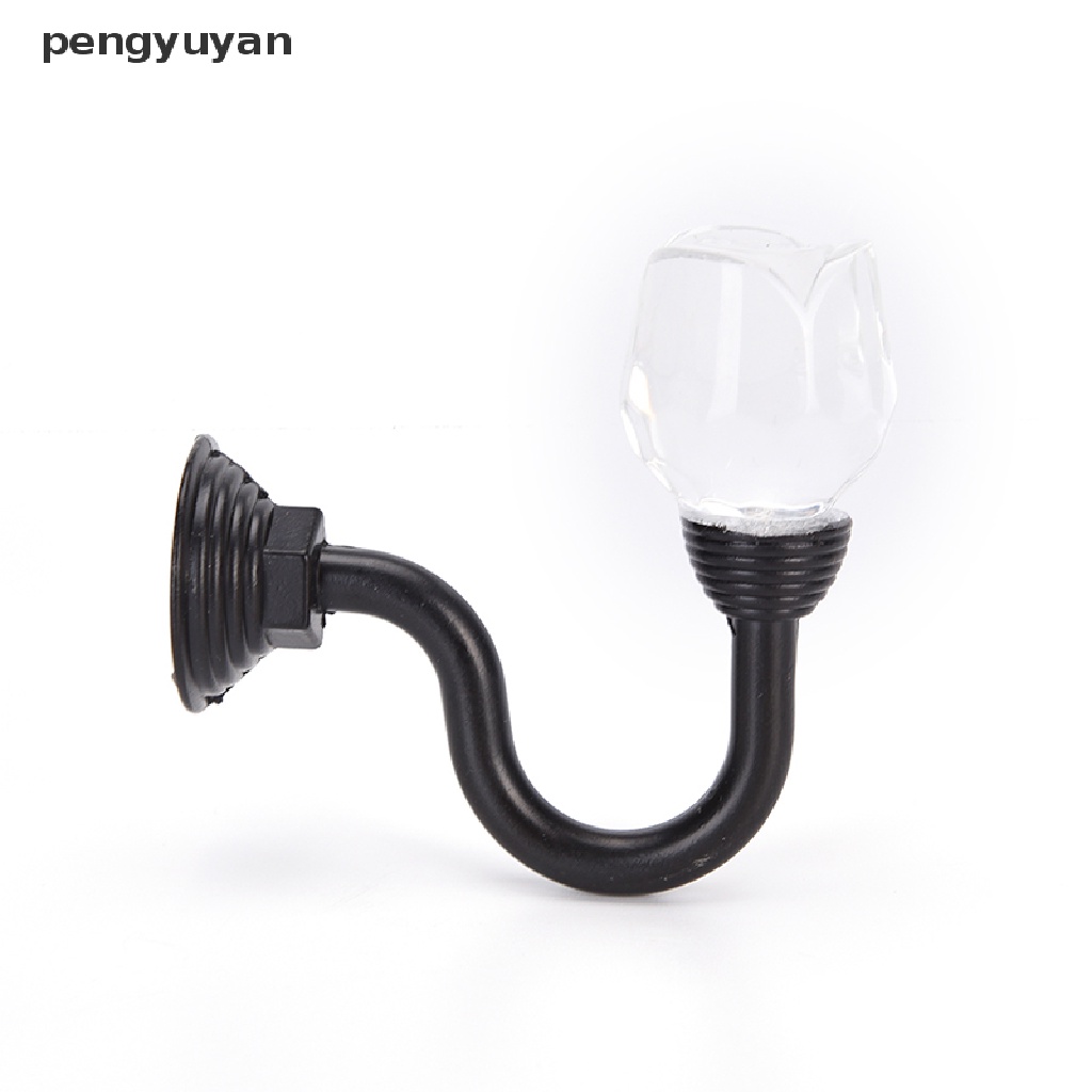 [pengyuyan] Bộ 2 Móc Treo Rèm Cửa Gắn Tường Bằng Kim Loại Pha Lê Cỡ Lớn