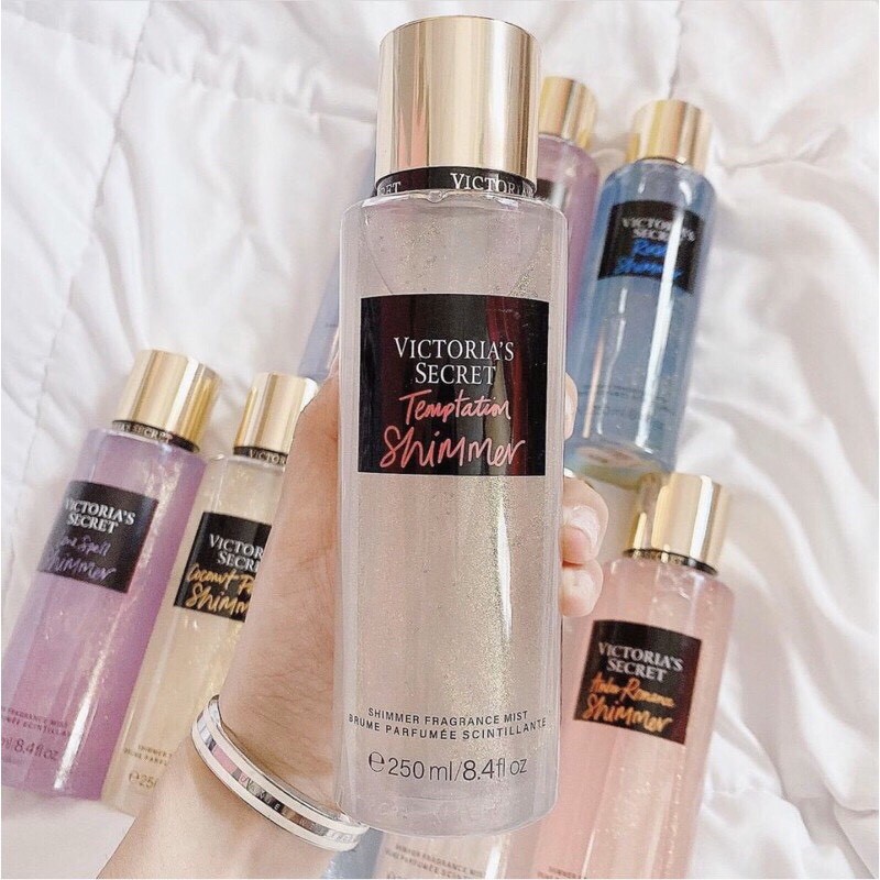 Xịt Thơm Toàn Thân Victoria's Secret Có Nhũ - Shimmer Fragance Mist 250ml