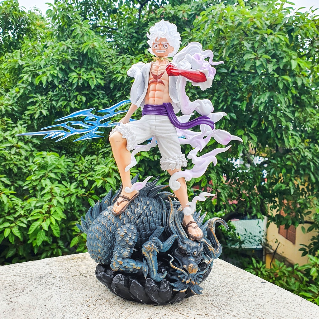 Mô hình luffy gear 5 đứng trên kaido hàng đẹp