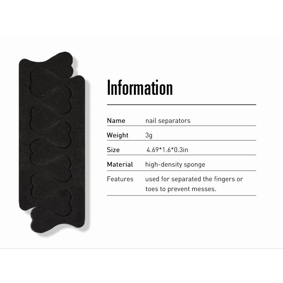Kẹp tách ngón MODELONES bằng xốp
