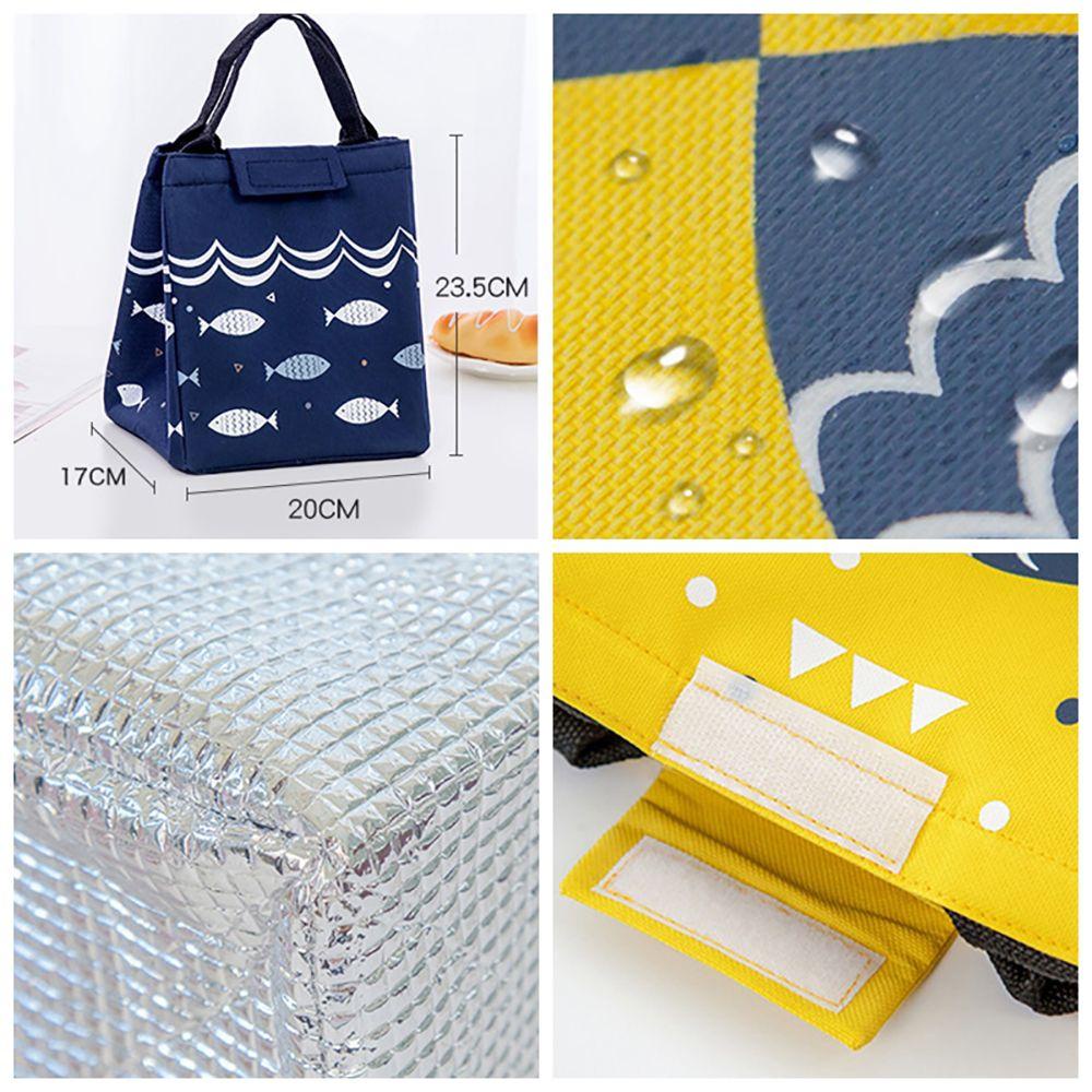 NICKOLAS Túi Vải Oxford Giữ Nhiệt Đựng Thức Ăn Chống Thấm Nước