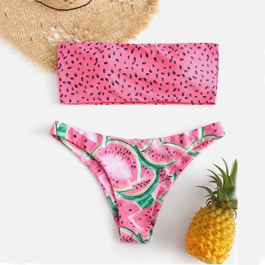 Bộ Bikini 2 mảnh áo ống nâng ngực cho nữ | BigBuy360 - bigbuy360.vn