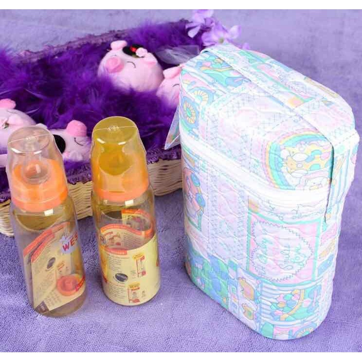 Bình ủ sữa Cổ nhỏ, cổ rộng ruột nhựa cho bé PIPI