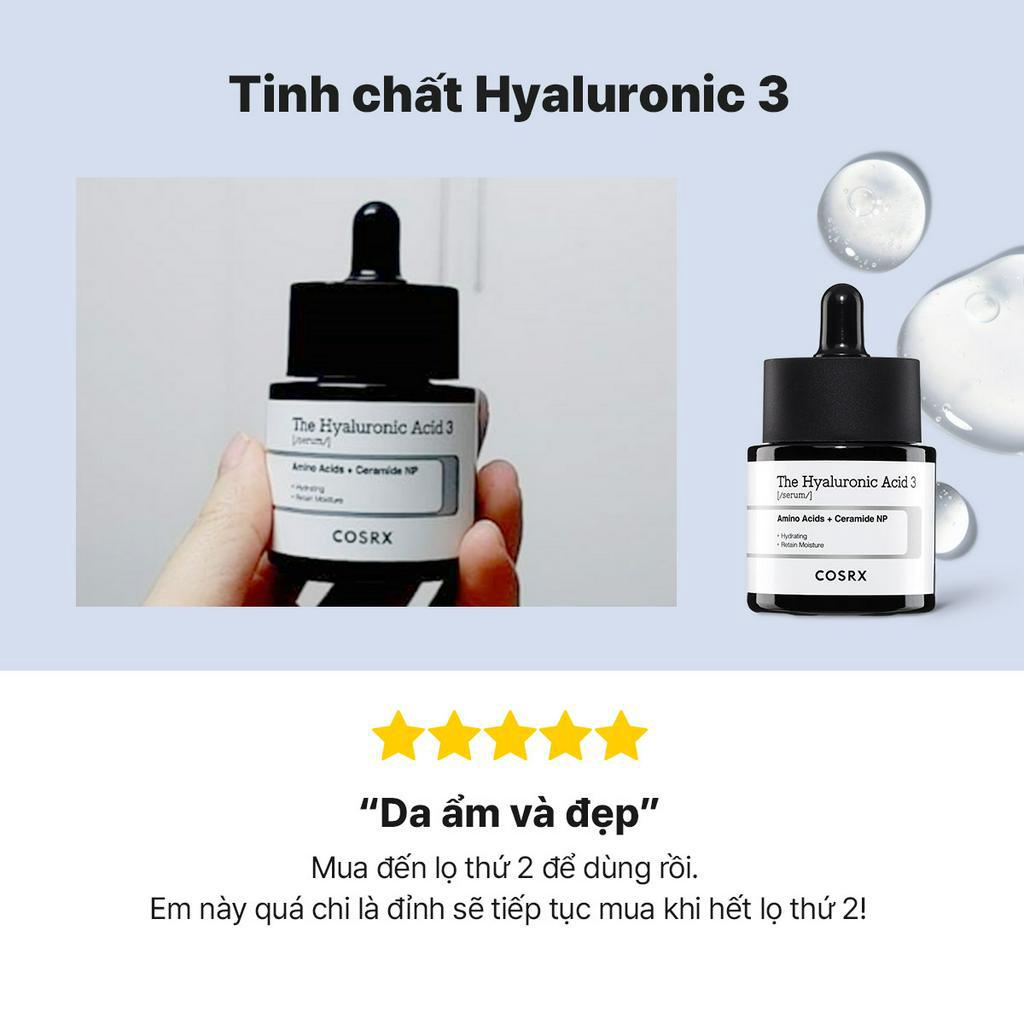 Tinh chất COSRX The RX – Hyaluronic 3% làm mát và dịu da