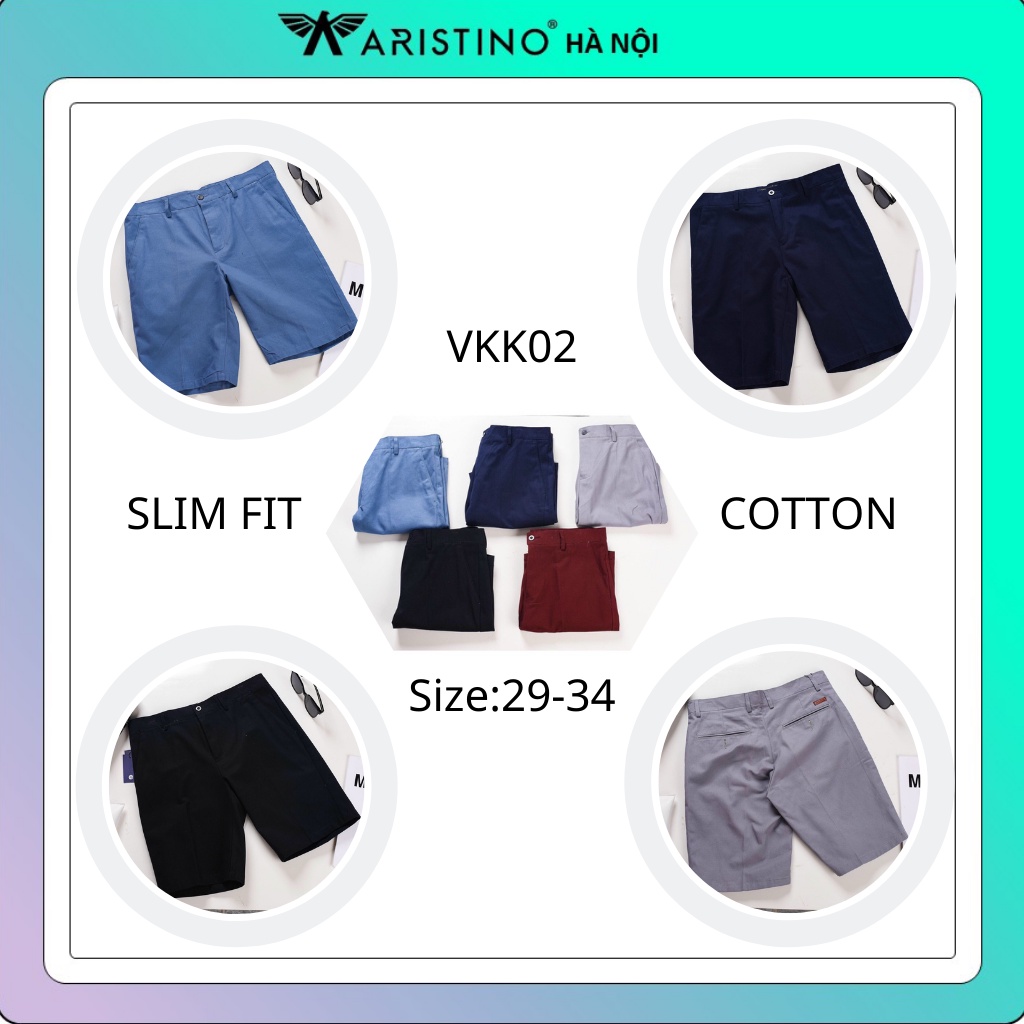 Quần short kaki nam Made in Viet Nam đứng dáng không xù lông không bạc màu VKK02