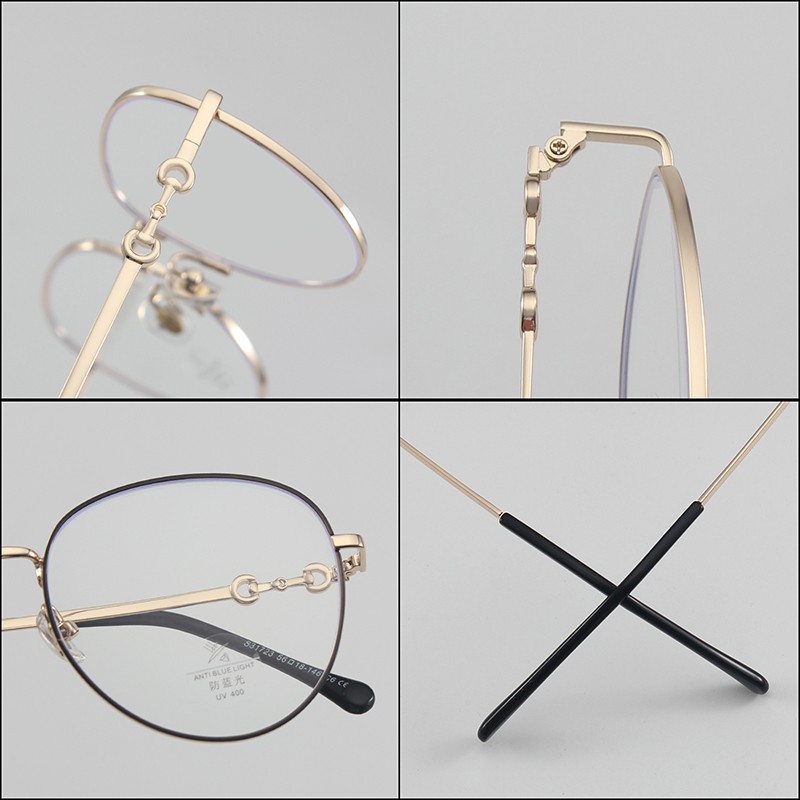 Mắt Kính Gọng Tròn Chống Ánh Sáng Xanh Thời Trang Cho Nam Nữjz31723 | BigBuy360 - bigbuy360.vn