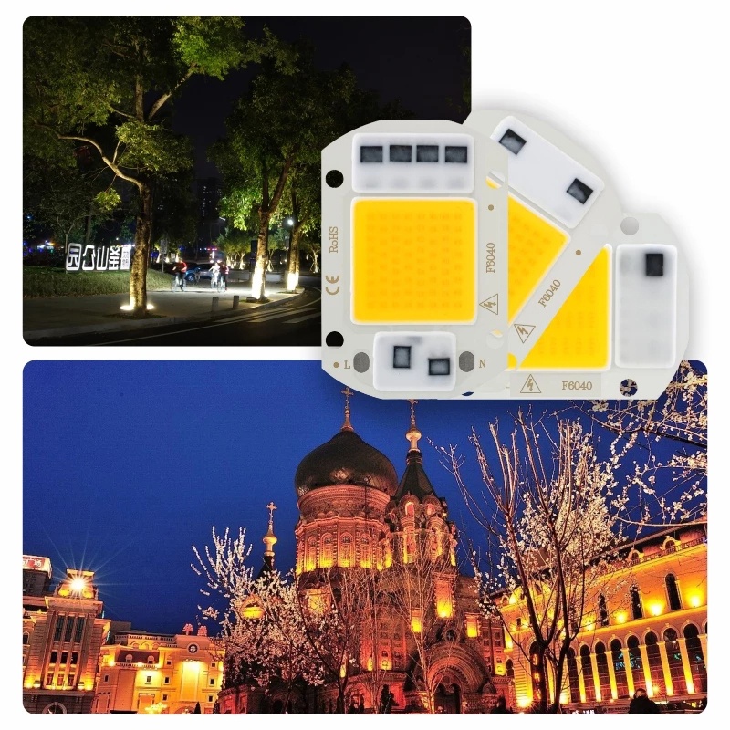 Chip đèn LED COB 110v 220v 20w 30w 50w siêu sáng tiết kiệm điện cho gia đình