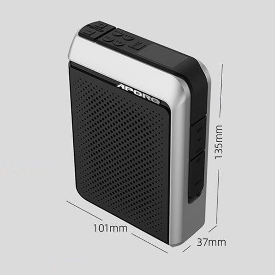 Máy Trợ Giảng Không Dây APORO T18 sóng 2.4G Bluetooth 5.0, Loa Phát công suất 30w, mic thu âm cực tốt