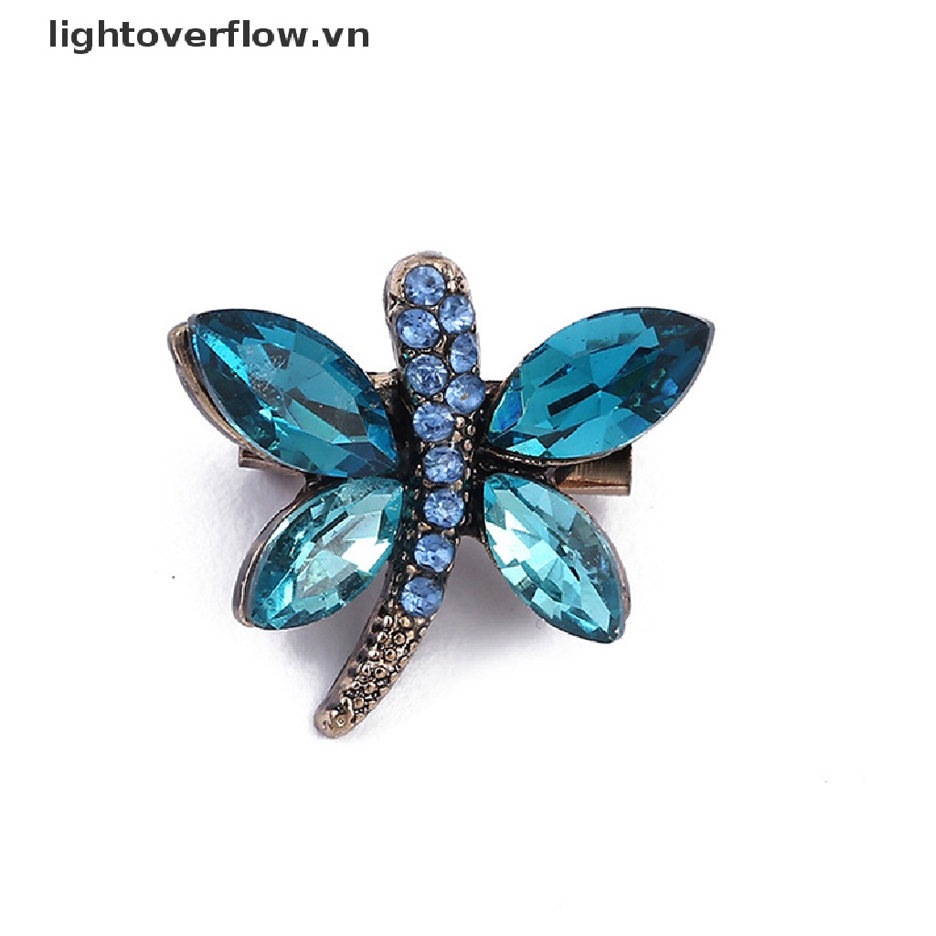 1 Huy Hiệu Cài Áo Hình Bướm Đính Đá Thời Trang