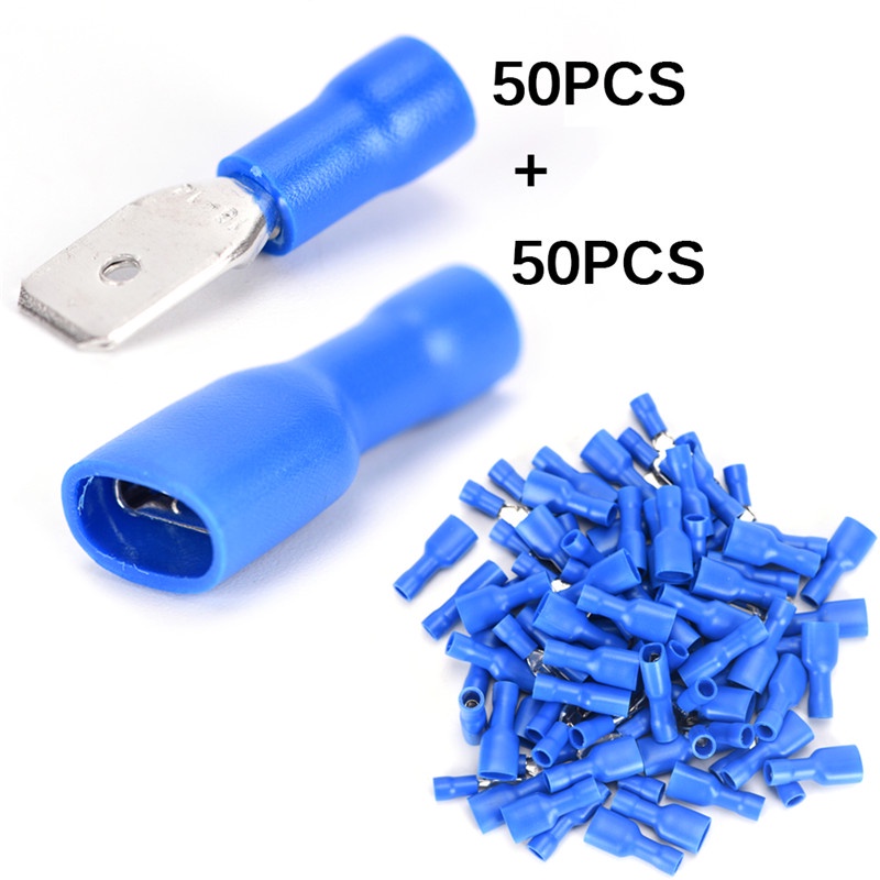 100 dây bọc cách điện màu xanh dương