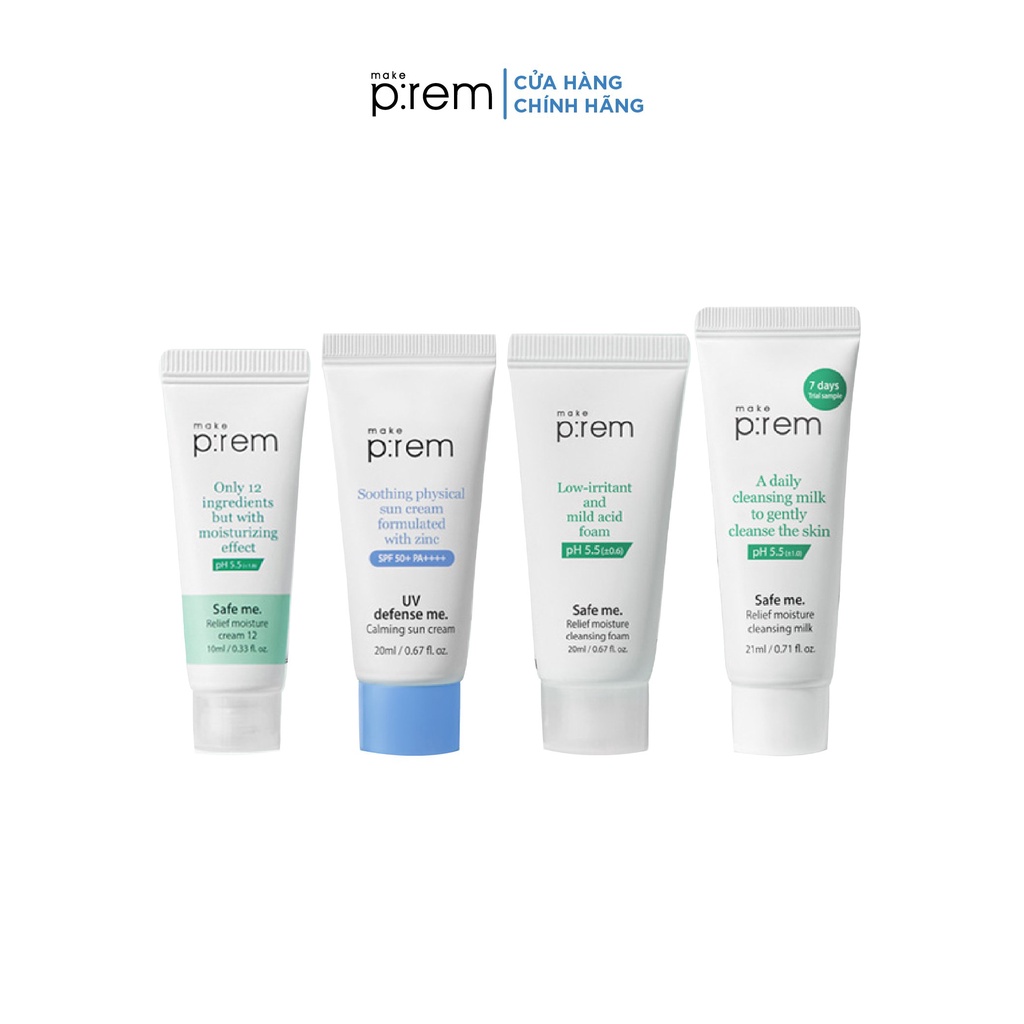 Bộ sản phẩm Travel Kit Make P:rem