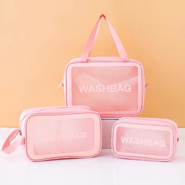 Set 3 TÚI WASHBAG Mỹ Phẩm/ Túi Du Lịch Đựng Đồ Trang Điểm Cá Nhân H134