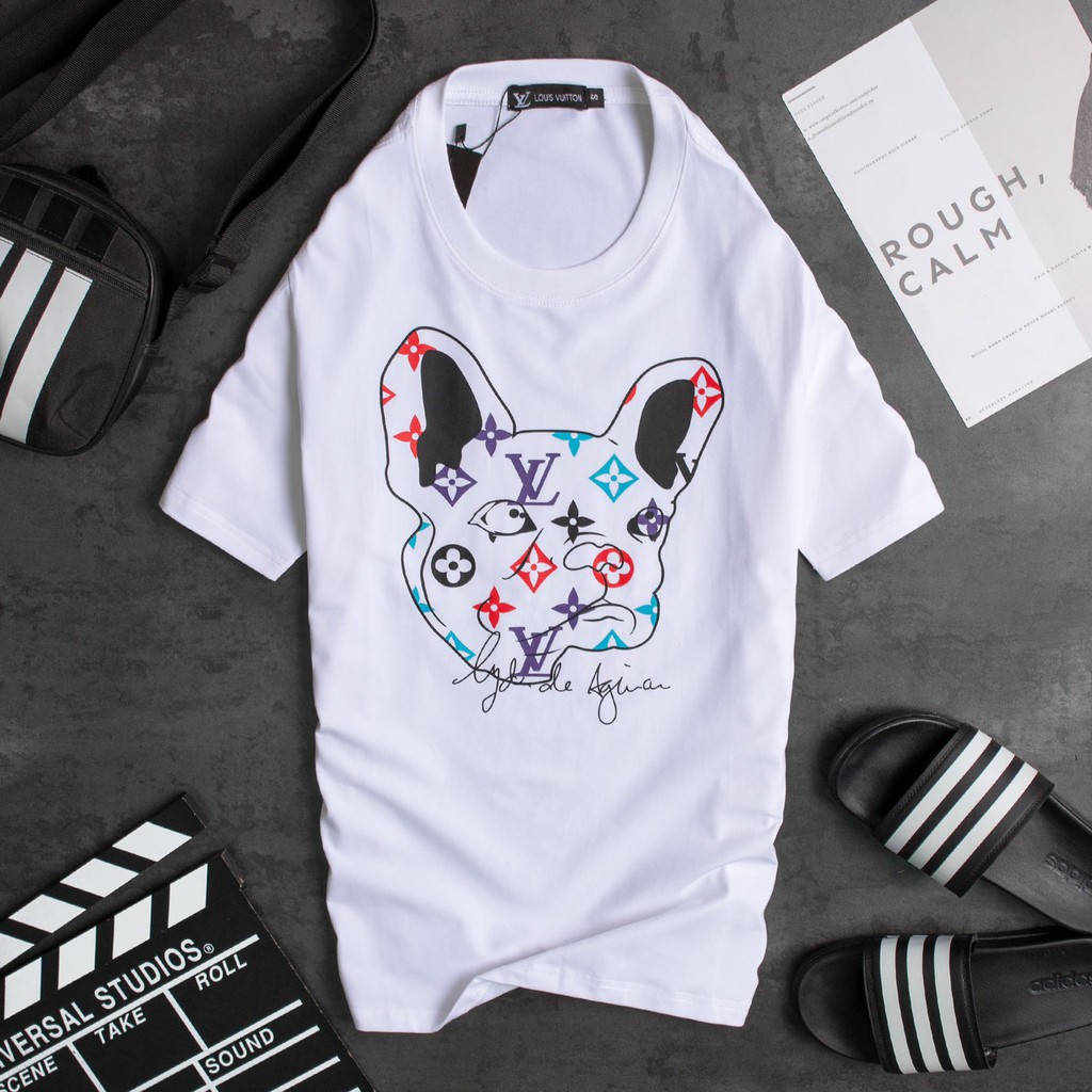 Áo thun nam tay ngắnLV-044 vải cotton mịn đẹp