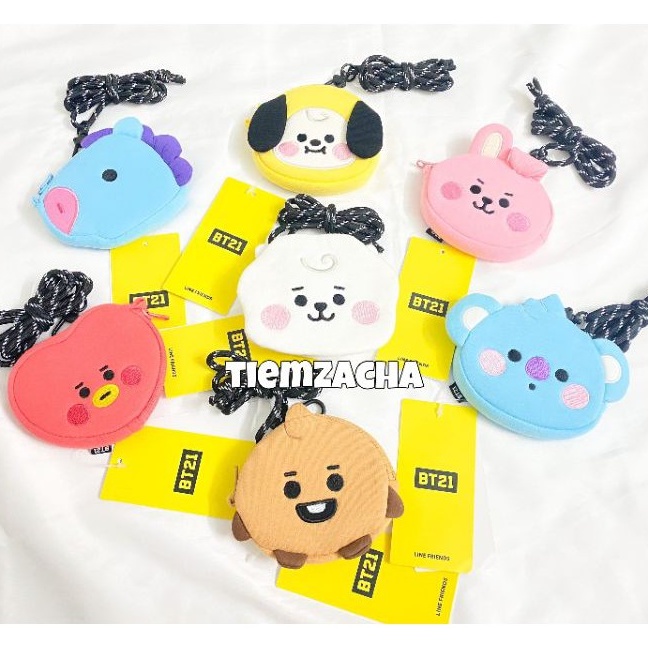 BT21 Baby Strap Mini Pouch Ví nhỏ có dây đeo