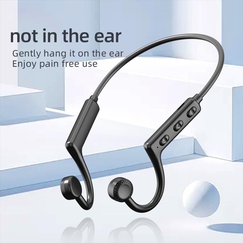 Tai Nghe Móc Tai Không Dây Chống Nước IPX5 Bằng ABS Cảm Ứng Xương