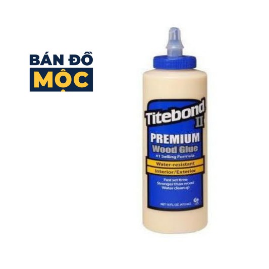 Keo dán gỗ Titebond II Premium Wood Glue