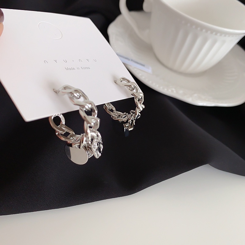 Khuyên Tai Dáng Dài Hình Thánh Giá Thời Trang Hàn Quốc