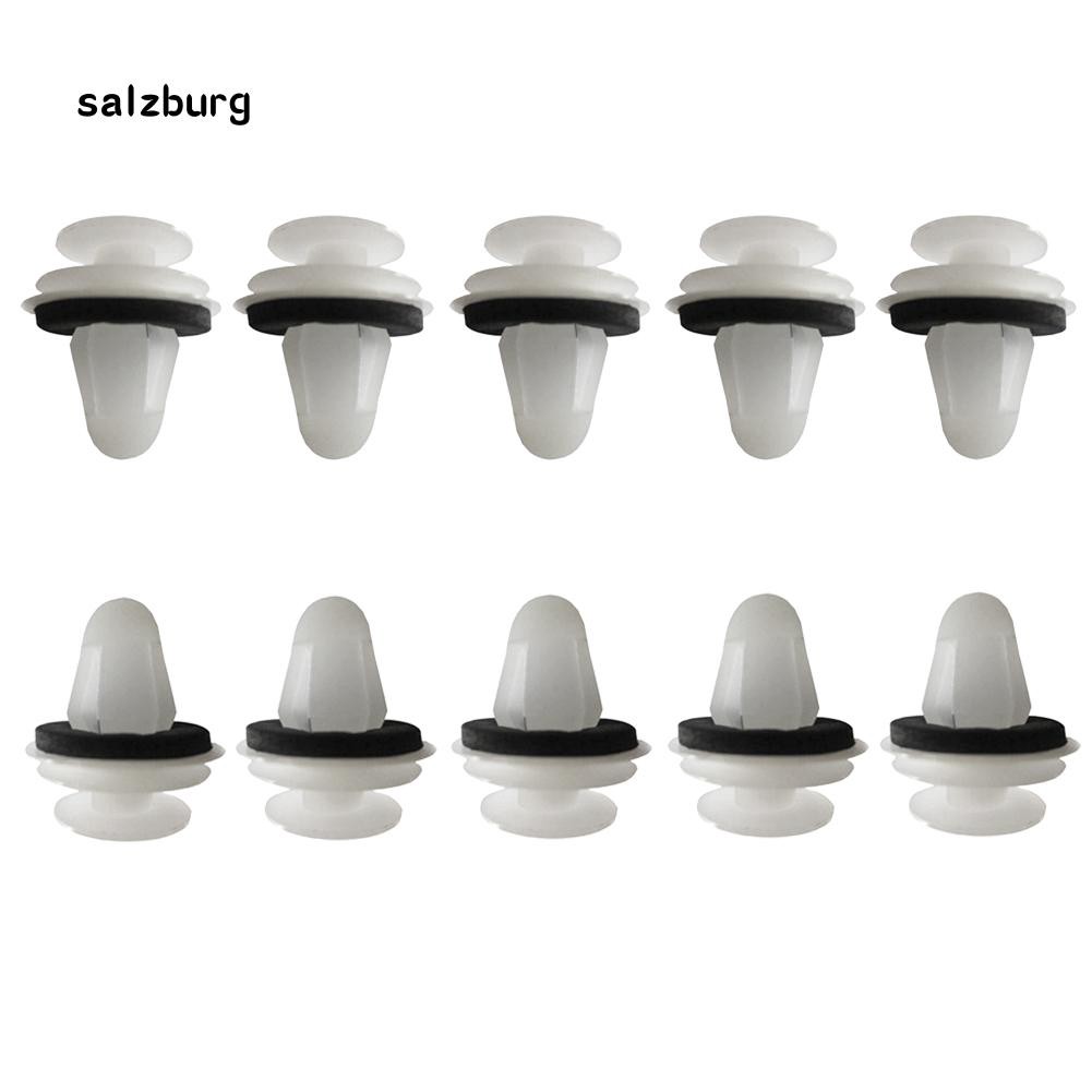 Set 10 đinh tán nhựa dùng cho cửa xe hơi