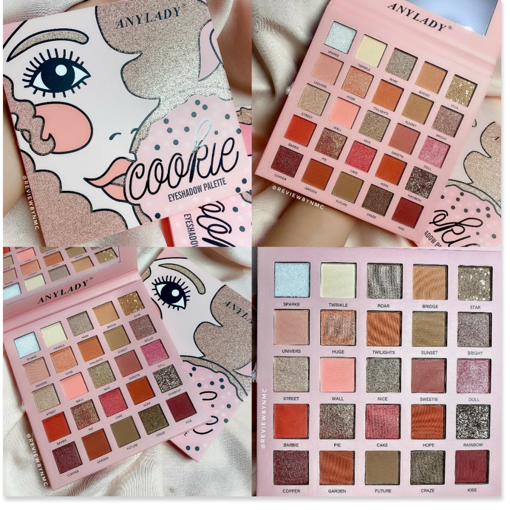 Bảng mắt trang điểm Any Lady Cookie 25 ô sang trọng-BẢNG LỚN CHẮN CHẮN